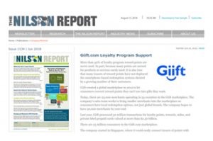 Nilson Report Giift Loyalty Program Support